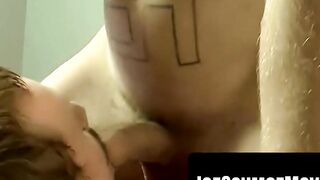 Amateur raw fucks buddy then fills mouth with jizz