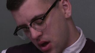 Ian Levine and Josh Stone spit then penetrate hard