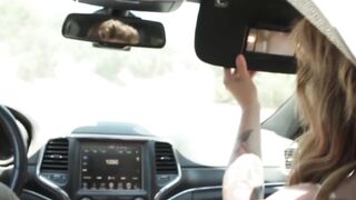 This hot and horny TS gives me handjob while riding