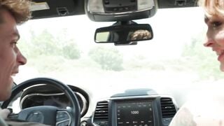 This hot and horny TS gives me handjob while riding