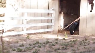 Carter Woods plowing cowboy ass hard in the barn