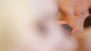 Kitty Lis fingers pink vag then guy arrives to bang her ass