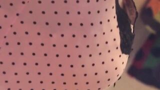 Japanese hottie solo drills tight pink cunt for loud fun