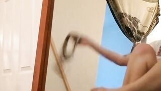 Fingering Myself to Orgasm in Front of the Mirror