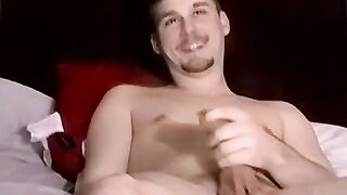 JoeSchmoeXXX.com - Young amateur jerks off and fills fat mature man's mouth with hot