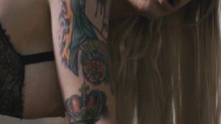 TS Aubrey Kate forgets earring but finds Dillon Diazs dick