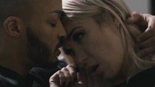 TS Aubrey Kate forgets earring but finds Dillon Diazs dick