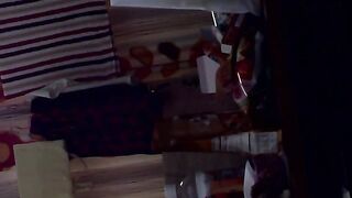 Japanese vixen pees repeatedly to top off her container
