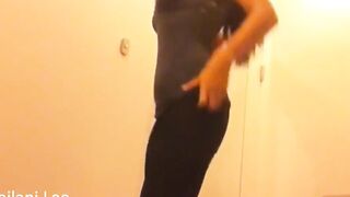 Leilee Tries on Sexy Lingerie, Teasing with Her Big Asian Boobs
