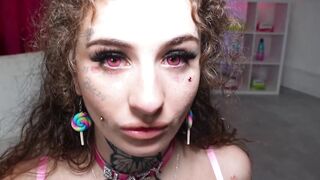 PERVECT Inked baddie Miss Blazy gets sloppy and messy