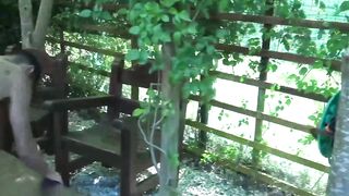Alexis craves outdoor action with handsome hunk Mauri