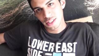 Latinos Kendro and Ivan savor every inch of my giant boner