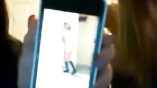 Amateur Softcore Pizza Dare on Webcam