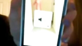 Amateur Softcore Pizza Dare on Webcam