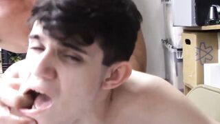 Young teen shoplifter stripped and bred by horny guard