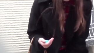 Spycam catches women buzzing a vibrator under short skirts