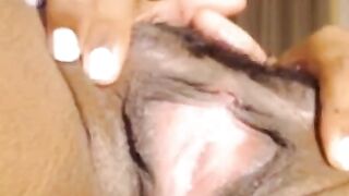 Ebony Amateur Ms. SJ Masturbates on Webcam - Part 2 Hoe 2