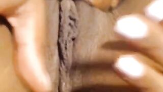 Ebony Amateur Ms. SJ Masturbates on Webcam - Part 2 Hoe 2