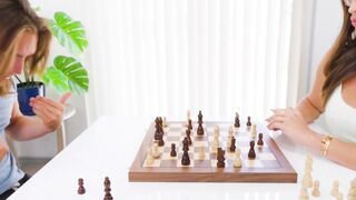 Naughty MILF Teal Conrad enjoys stepsons dick after winning strip chess