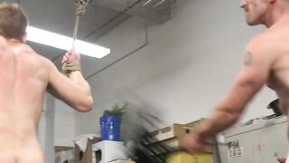 Cocky businessman Alex Adams endures steel hard cock of Adam Herst