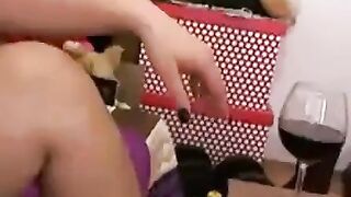 Big-Titted BBW Milf Plays With Dildo on Webcam