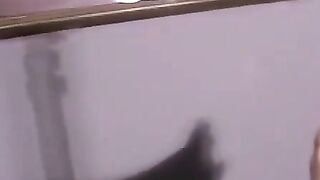 Amateur strokes cock before face painting climax