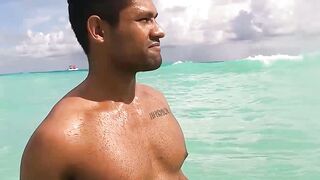 Antuan Ruma and Damian Moreno bareback after beach session