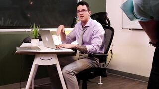 Jayden Marcos rewards himself with coworker fucking