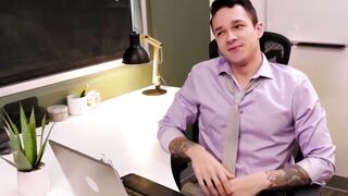 Jayden Marcos rewards himself with coworker fucking