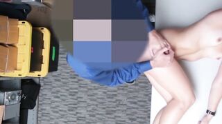 Geneva King cum sprayed by Wrex Oliver's cock
