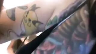 Alternative Amateur Wants You to Admire Her Ass on Webcam