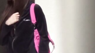 Deviant Japanese ladies pee outdoors when nobody is watching