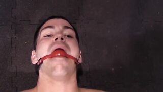 MuscleJockBound.com - Dire Callahan fingers and toys with sub's pucker