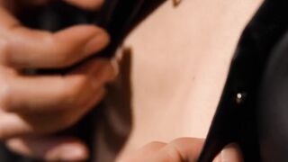 Bad boyfriend targets Francys Belles secret zones in her ass