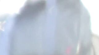 Upset Japanese woman was caught on cam peeing outdoors