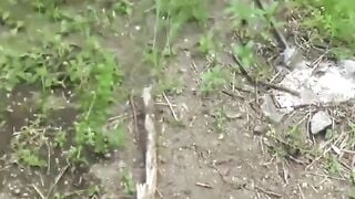 Upset Japanese woman was caught on cam peeing outdoors