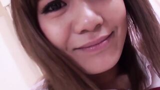 My cum floods Nozomi Kaharas hairy slit after crazy sex