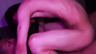 Reach sucks nipples then grabs Shizuku for vigorous gay fuck