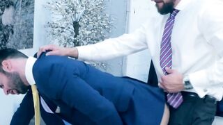 Enzo Rimenez sucking his bottom Dario Beck before anal hammering him