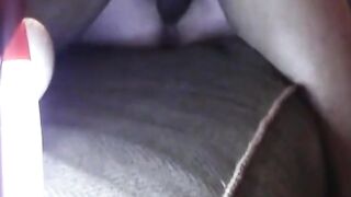 Girl's Interracial BBC Creampie Orgasm