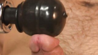 Hairy Adam Ramzi tied and milked until his cock gives up sticky juices