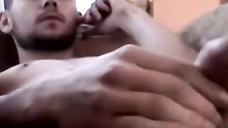 Expert mouth services cock before facial explosion