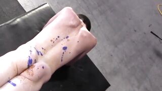 Tanner Jones new sub whimpers under dripping wax torment