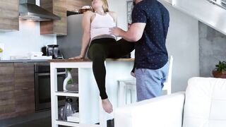 Blonde Sloan Harper forbidden fuck with stepbro