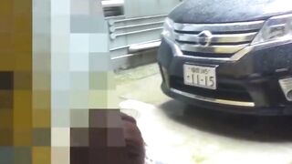 Young lady needs to pee as cameraman teases her playfully
