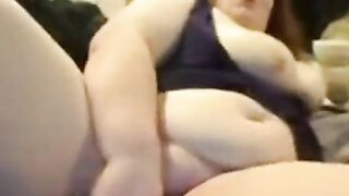 Redhead BBW on Webcam