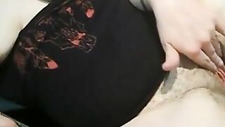Canada Day Squirt with Puffy Nipples