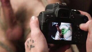 Boy Bound Hard Cock Begs For Cum