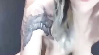 Amateur Babe with Big Natural Tits on Webcam