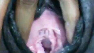 Ebony Creamy Solo with Sex Toy on Webcam